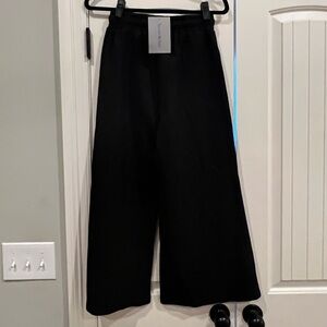 See and Be Seen Textured Wide-Leg Pants